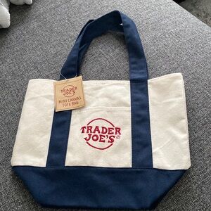 Trader Joe’s mini canvas tote bag